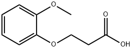 3-(2-Methoxy-phenoxy)-propionic acid Struktur