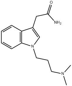 [1-(3-DIMETHYLAMINO-PROPYL)INDOL-3-YL]ACETAMIDE Struktur