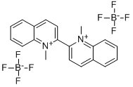 1,1'-Dimethyl-2,2'-biquinolinium bistetrafluoroborate Struktur