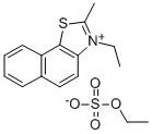 3-ETHYL-2-METHYL-NAPHTHO2,1-DTHIAZOLIUM ETHYL SULFATE Struktur