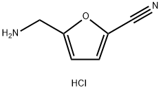 5-(AMINOMETHYL)FURAN-2-CARBONITRILE HYDROCHLORIDE Struktur