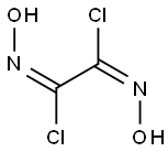 N,N'-ジヒドロキシ-1,2-ジクロロエタン-1,2-ジイミン 化學(xué)構(gòu)造式