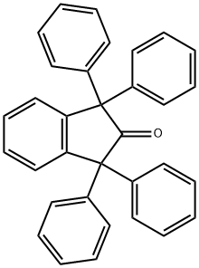 1,1,3,3-Tetraphenyl-2-indanone Struktur