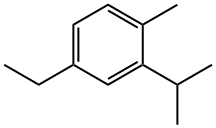 Benzene, 4-ethyl-1-methyl-2-(1-methylethyl)- (9CI) Struktur