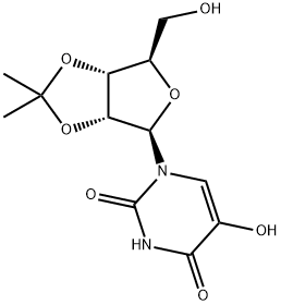 2',3'-O-Isopropylidene 5-hydroxyuridine Struktur