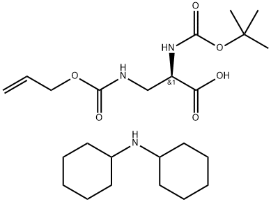 BOC-D-DAP(ALOC)-OH DCHA Struktur