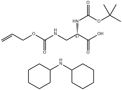 BOC-DAP(ALOC)-OH DCHA Struktur