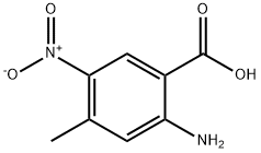 Benzoic acid, 2-amino-4-methyl-5-nitro- (9CI) Struktur