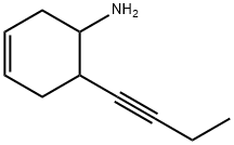 3-Cyclohexen-1-ylamine, 6-(1-butynyl)- (8CI) Struktur