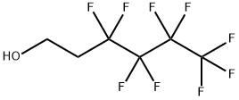 1H,1H,2H,2H-Perfluorohexan-1-ol  Struktur