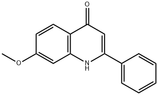 7-METHOXY-2-PHENYL-QUINOLIN-4-OL
 Struktur