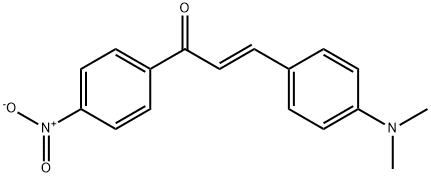 4-DIMETHYLAMINO-4'-NITROCHALCONE Struktur