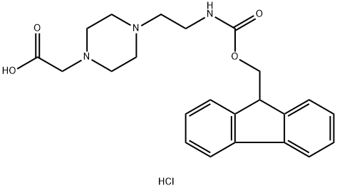 4-[2-(FMOC-AMINO)ETHYL]-1-PIPERAZINEACETIC ACID DIHYDROCHLORIDE|4-[2-(FMOC-氨基)乙基]哌嗪-1-基乙酸 二鹽酸鹽