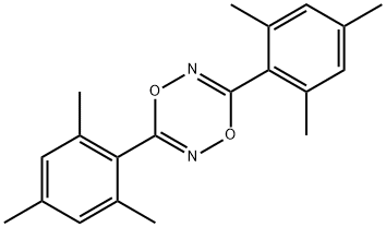 3,6-Bis(2,4,6-trimethylphenyl)-1,4,2,5-dioxadiazine Struktur