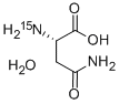 L-ASPARAGINE-AMINE-15N MONOHYDRATE Struktur