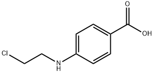 4-[(2-Chloroethyl)amino]benzoic acid Struktur