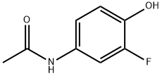 Acetamide,  N-(3-fluoro-4-hydroxyphenyl)- Struktur