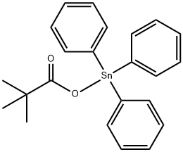 triphenyl(pivaloyloxy)stannane  Struktur