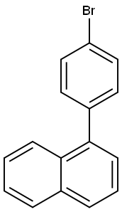 1-(4-Bromophenyl)-naphthlene Structure