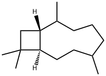 2,6,10,10-Tetramethylbicyclo[7.2.0]undecane Struktur