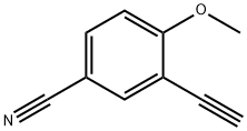 Benzonitrile, 3-ethynyl-4-methoxy- (9CI) Struktur