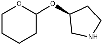 (S)-(3-PYRROLIDINEOXY)TETRAHYDRO-2H-PYRAN Struktur