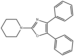 1-(4,5-diphenyl-1,3-oxazol-2-yl)piperidine Struktur