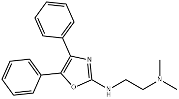 2-((2-(Dimethylamino)ethyl)amino)-4,5-diphenyloxazole Struktur