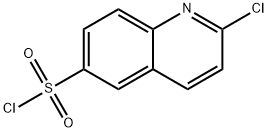 2-CHLOROQUINOLINE-6-SULFONYL CHLORIDE Struktur