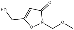 3(2H)-Isoxazolone, 5-(hydroxymethyl)-2-(methoxymethyl)- (9CI) Struktur