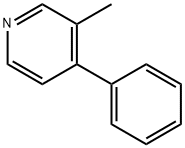 3-METHYL-4-PHENYLPYRIDINE Struktur