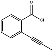 Benzoyl chloride, 2-(1-propynyl)- (9CI) Struktur