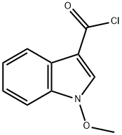 1H-Indole-3-carbonyl chloride, 1-methoxy- (9CI) Struktur