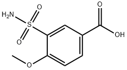 3-(AMINOSULFONYL)-4-METHOXYBENZOIC ACID Struktur