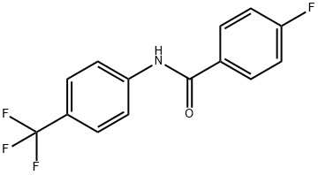 N-[4-(TRIFLUOROMETHYL)PHENYL]-4-FLUOROBENZAMIDE Struktur