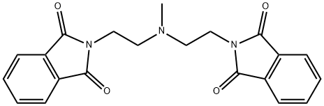 2,2'-[(Methylimino)bisethylene]bis(2H-isoindole-1,3-dione) Struktur