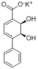 (2R,3S)-1-CARBOXY-4-PHENYL-2,3-DIHYDROXYCYCLOHEXA-4,6-DIENE, POTASSIUM SALT, 95 Struktur