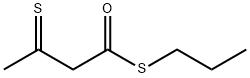 3-Thioxobutanethioic acid S-propyl ester Struktur