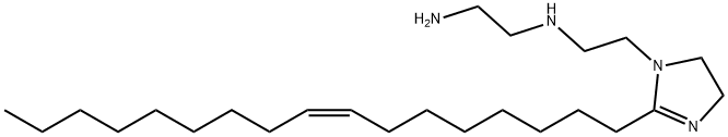 (Z)-N-[2-[2-(8-heptadecenyl)-4,5-dihydro-1H-imidazol-1-yl]ethyl]ethylenediamine Struktur