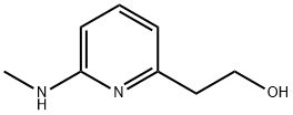 2-[6-(METHYLAMINO)-2-PYRIDYL]ETHAN-1-OL Struktur