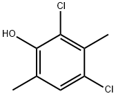 2,4-Dichloro-3,6-dimethylphenol Struktur