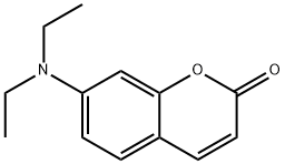 7-(二乙胺基)香豆素 結(jié)構(gòu)式