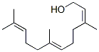 DL-2,3-Dihydro-6-trans-farnesol Struktur