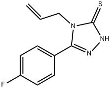 4-ALLYL-5-(4-FLUOROPHENYL)-4H-1,2,4-TRIAZOLE-3-THIOL Struktur