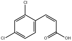 2,4-Dichloro-cis-cinnamic acid Struktur