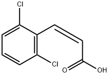 (Z)-3-(2,6-Dichlorophenyl)propenoic acid Struktur