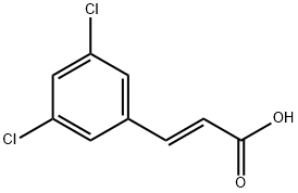 (E)-3-(3,5-Dichlorophenyl)propenoic acid Struktur