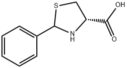 (4S,2R,S)-2-PHENYLTHIAZOLIDINE-4-CARBOXYLIC ACID Struktur