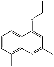 Quinoline, 4-ethoxy-2,8-dimethyl- (9CI) Struktur