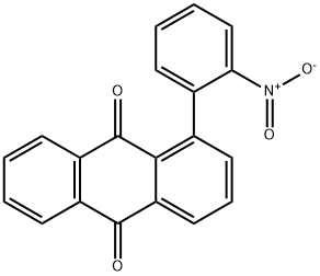 1-(2-Nitrophenyl)-9,10-anthracenedione Struktur